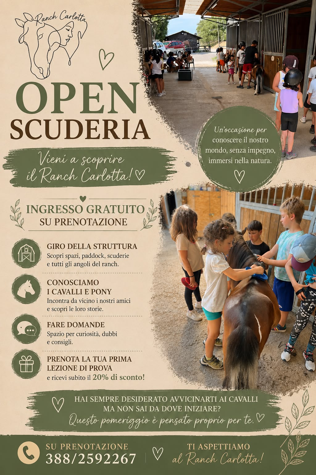 OPEN DAY AL RANCH CARLOTTA DI CALENZANO:
