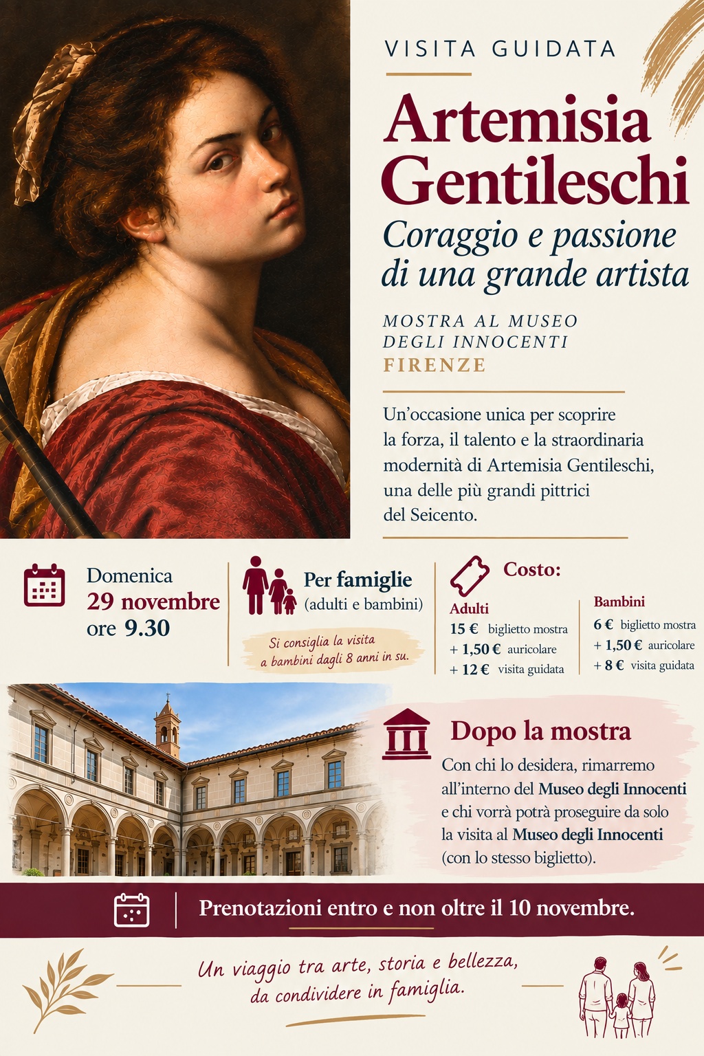 ARTEMISIA GENTILESCHI: CORAGGIO E PASSIONE
