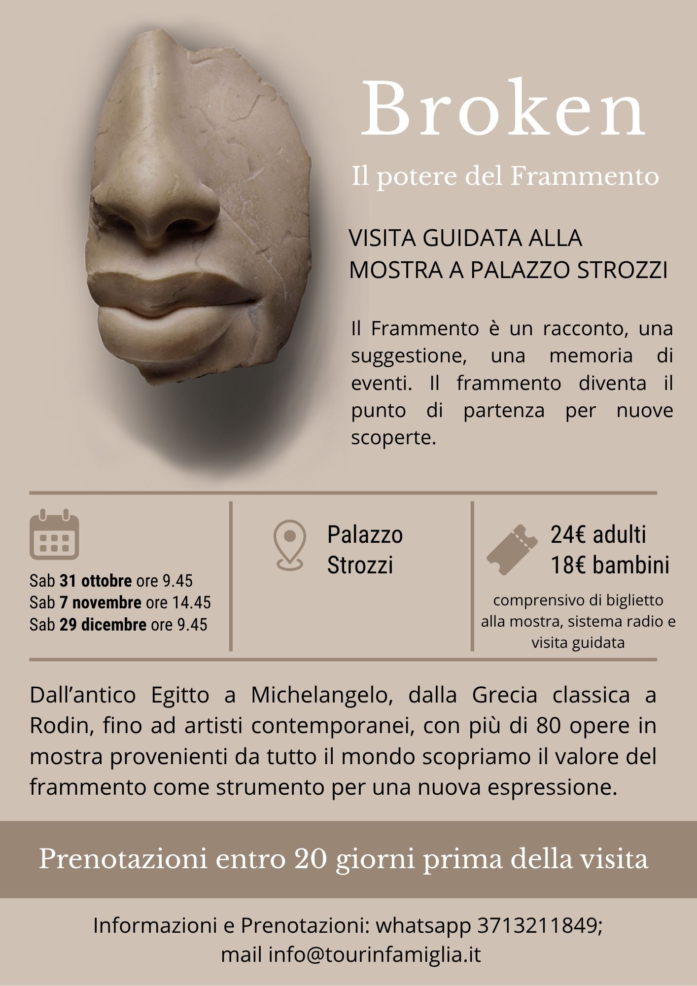 Broken - visita guidata alla Mostra di Palazzo Strozzi