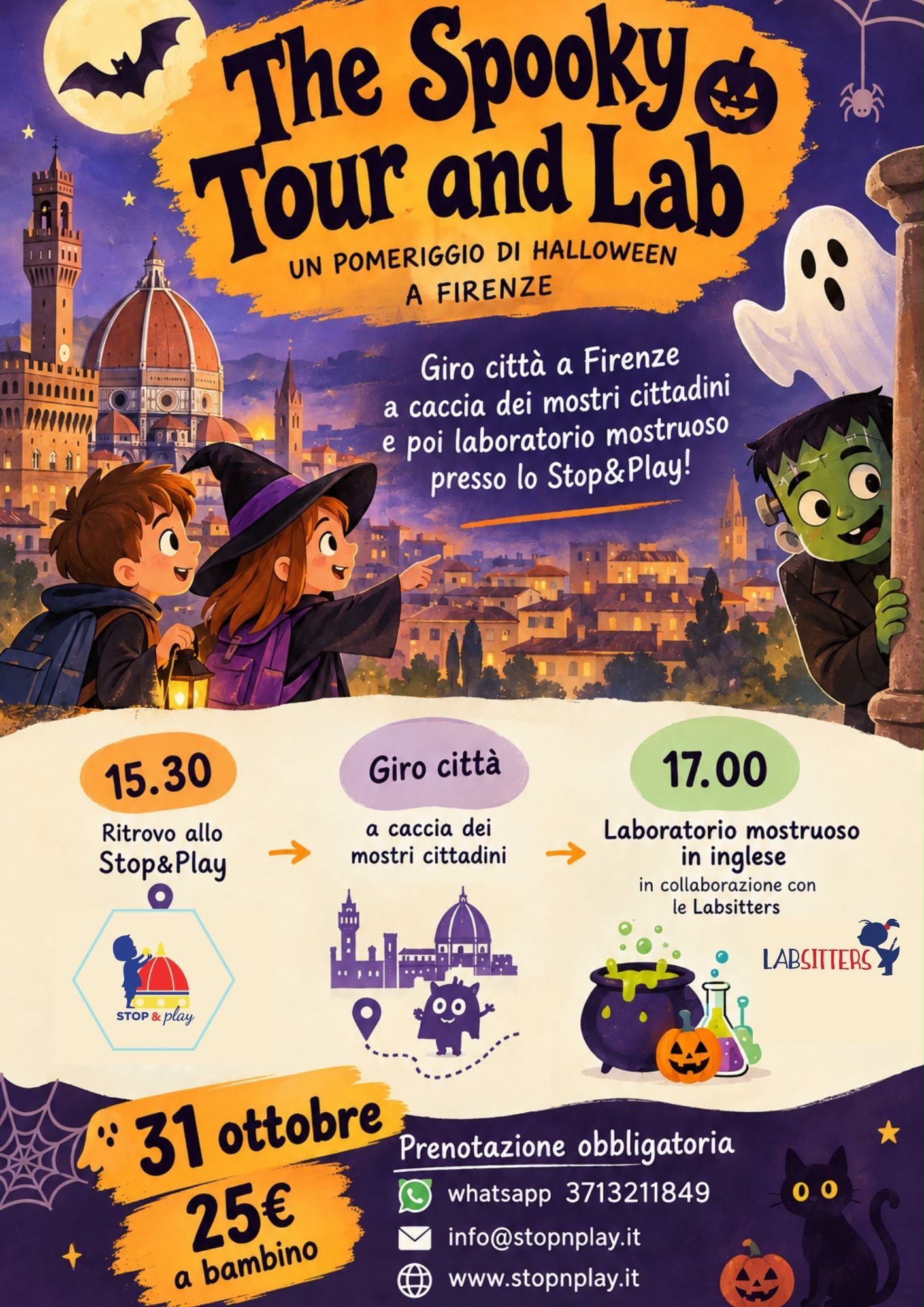THE SPOOKY TOUR & LAB – HALLOWEEN A FIRENZE