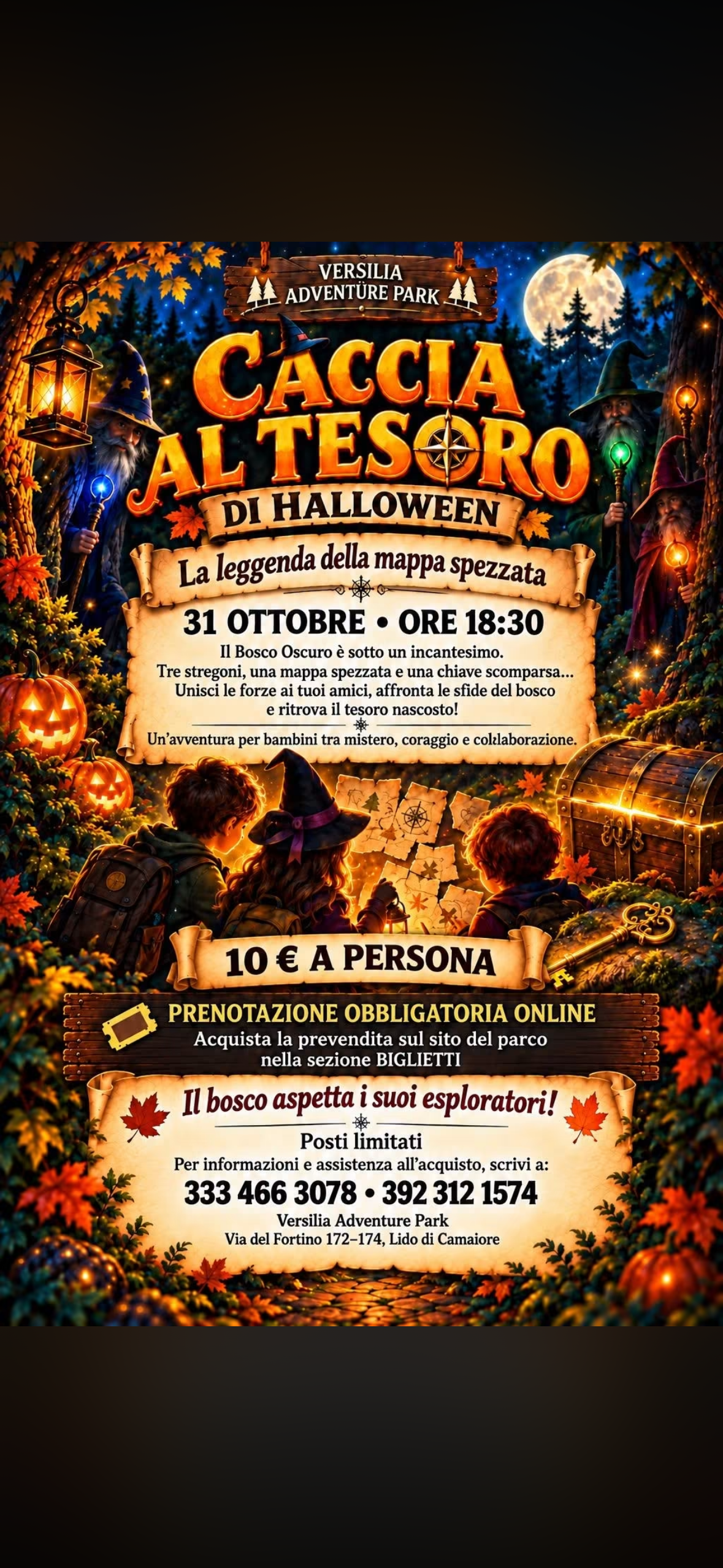 CACCIA AL TESORO DI HALLOWEN