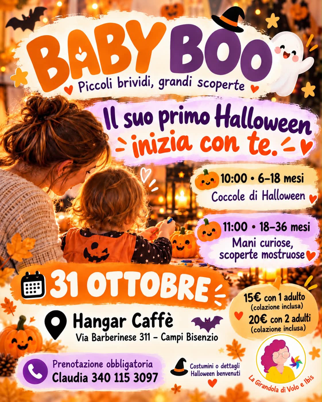 Baby Boo all'Hangar Cafè: Il Primo Halloween Sensoriale per Bambini da 6 a 36 Mesi