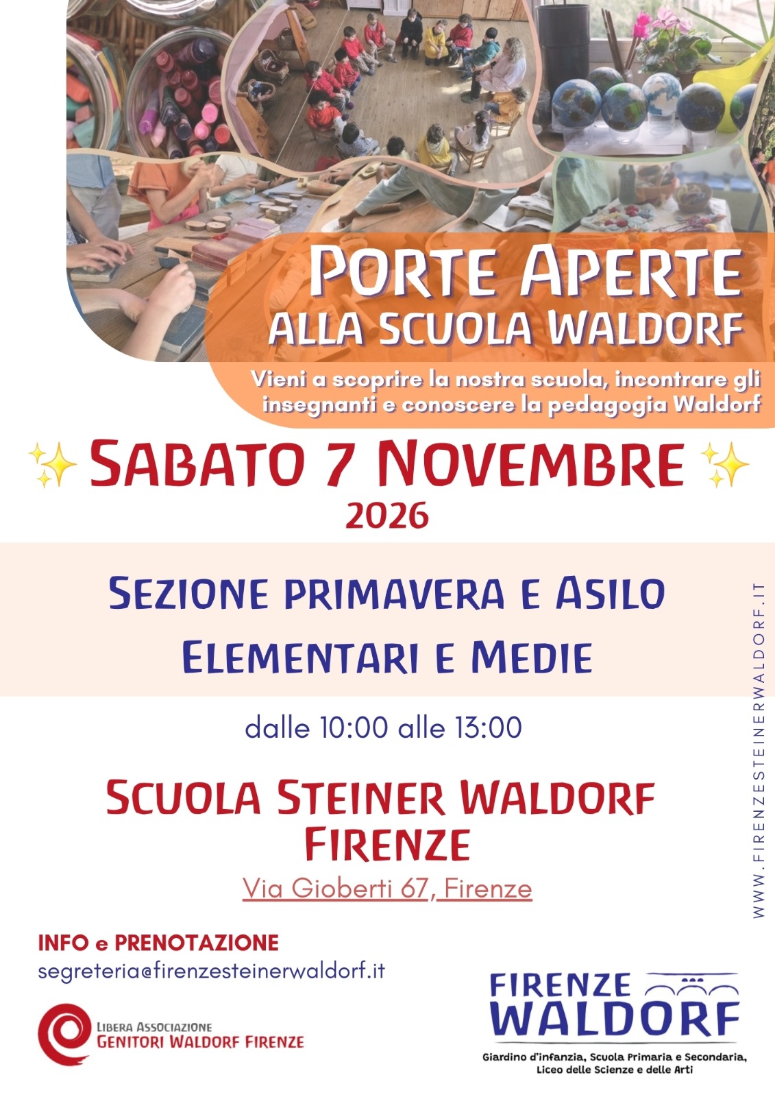 PORTE APERTE 7 NOVEMBRE 2026