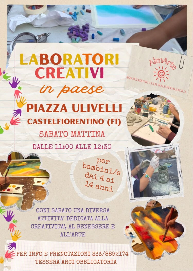Laboratori Creativi per Bambini e Ragazzi a Castelfiorentino con AlmArte