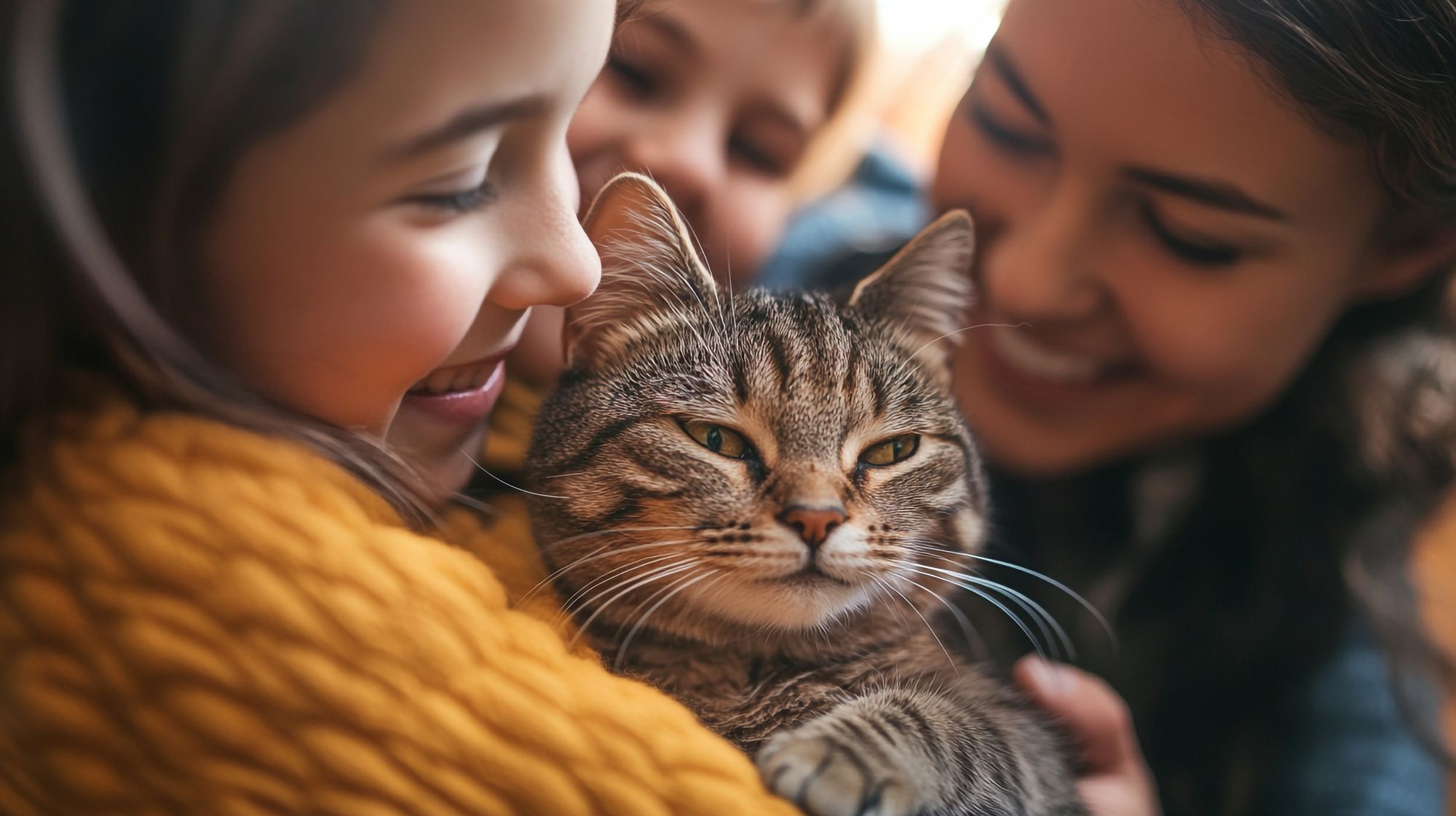 Bambini, Famiglie e Gatti: Un Legame di Affetto e Complicità